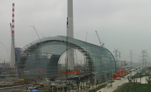 重庆发电厂球形网架