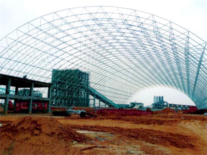 重庆广西白色电厂干煤棚网架加工